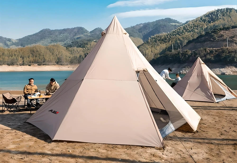 pyramid style tents
