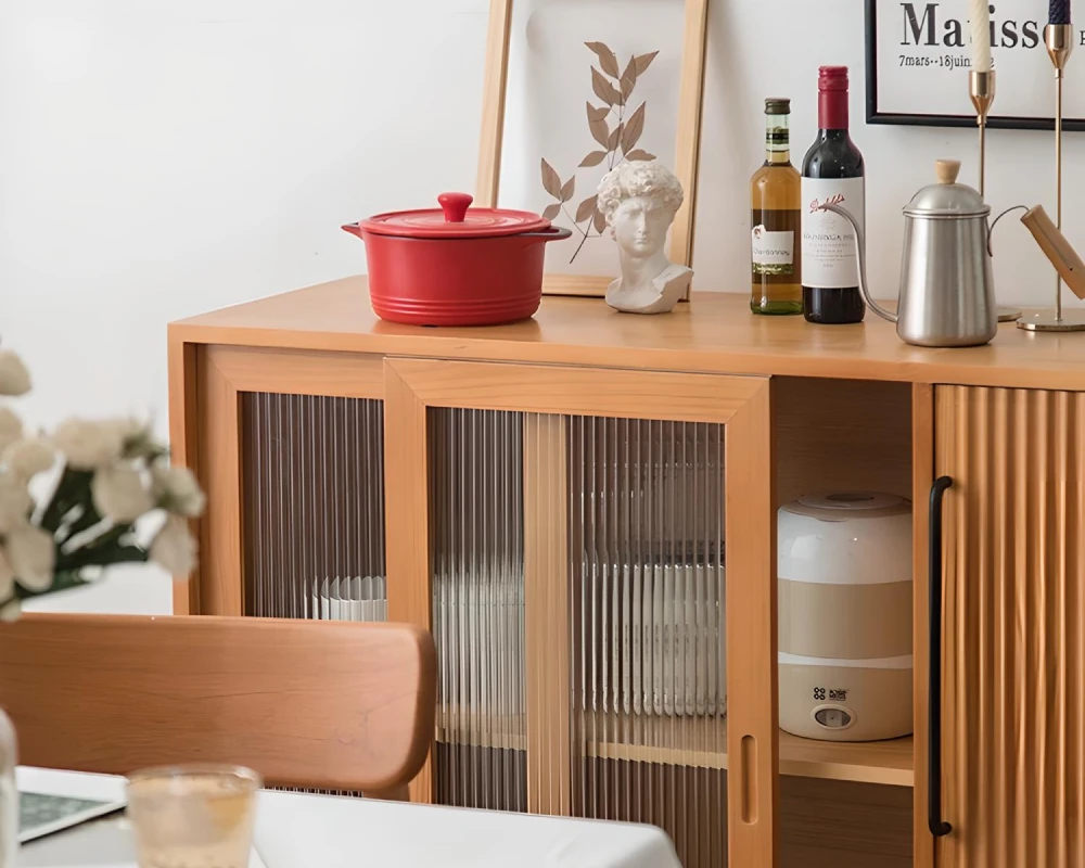 wooden buffet sideboard