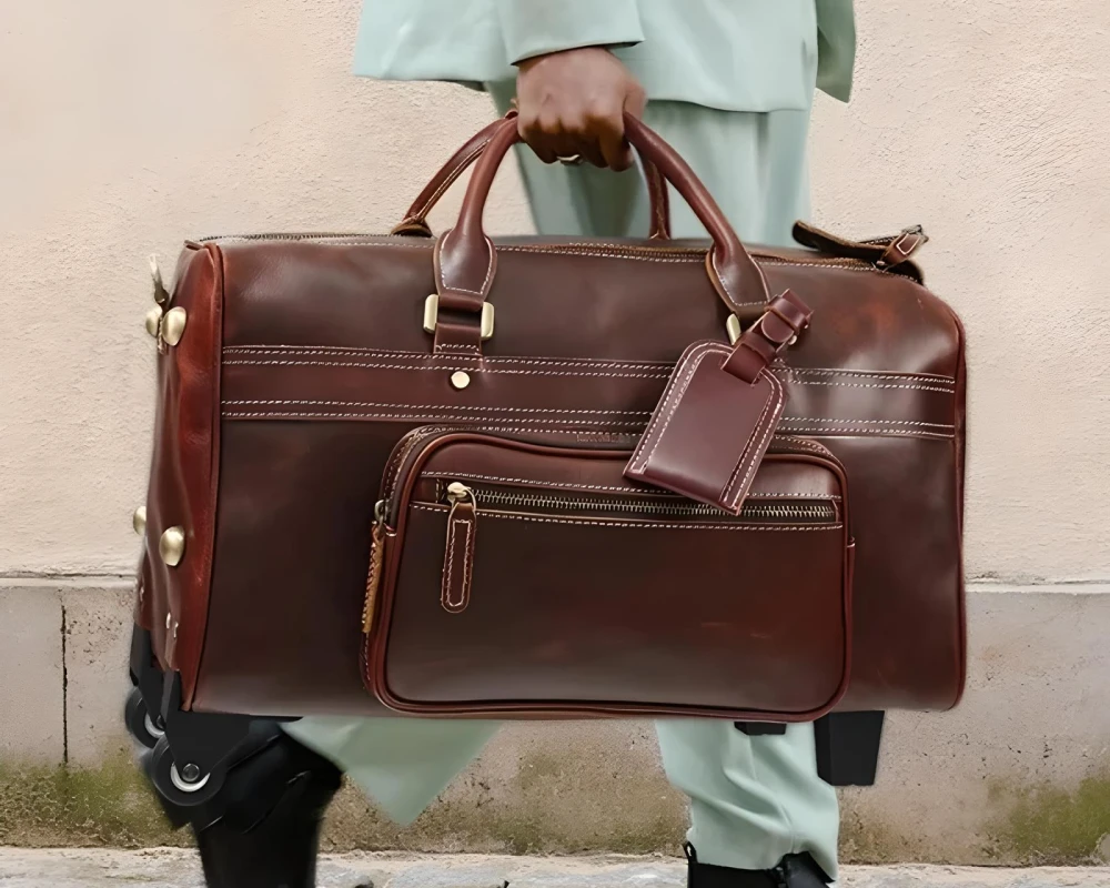 luggage carrier on wheels